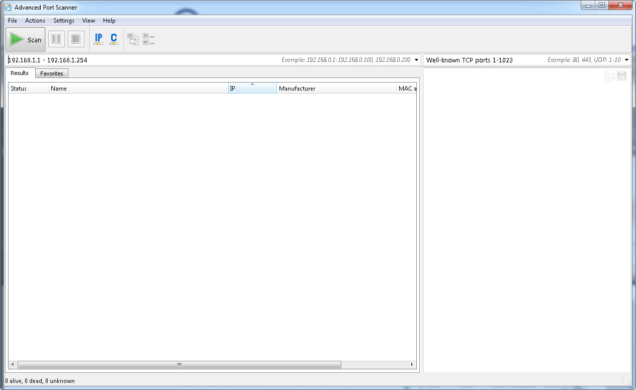 Scanner port advanced appnee