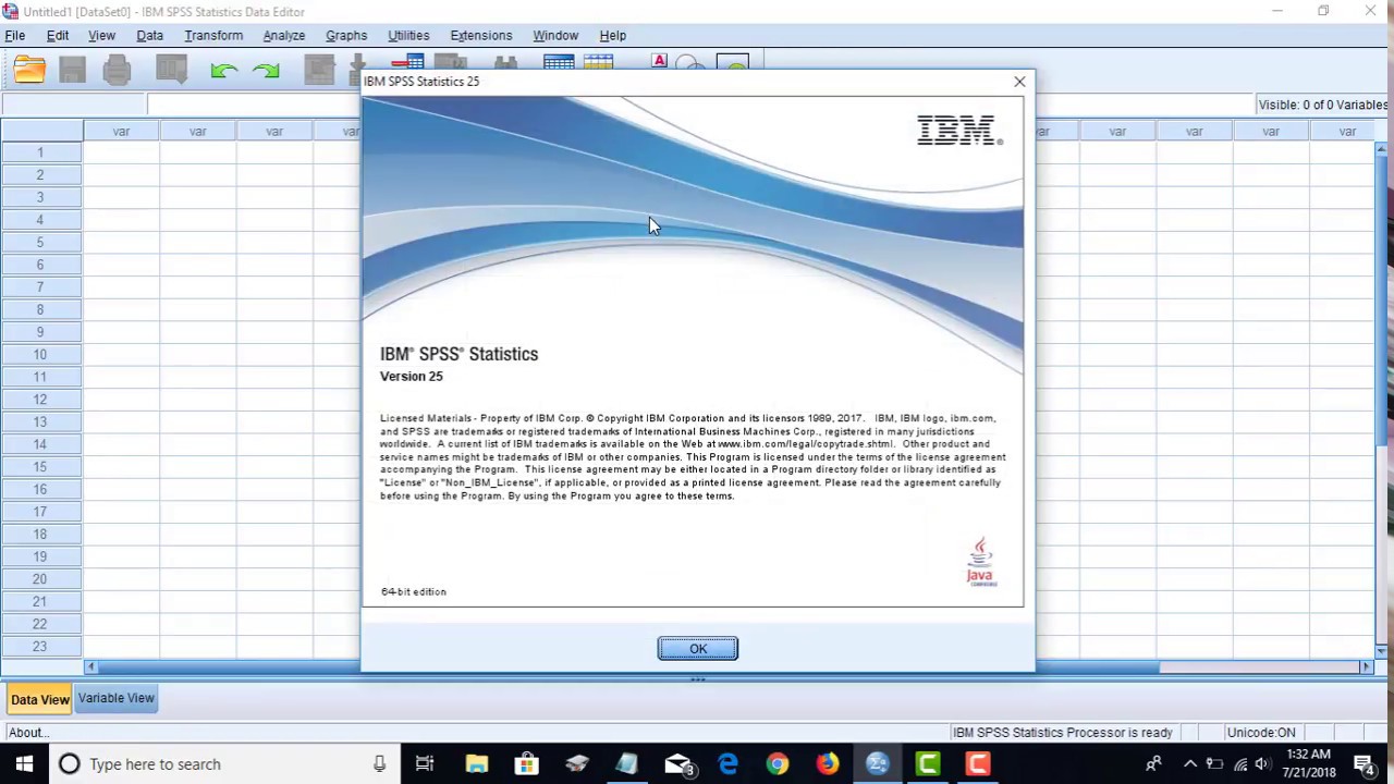 Spss trial software open launch installation once complete click