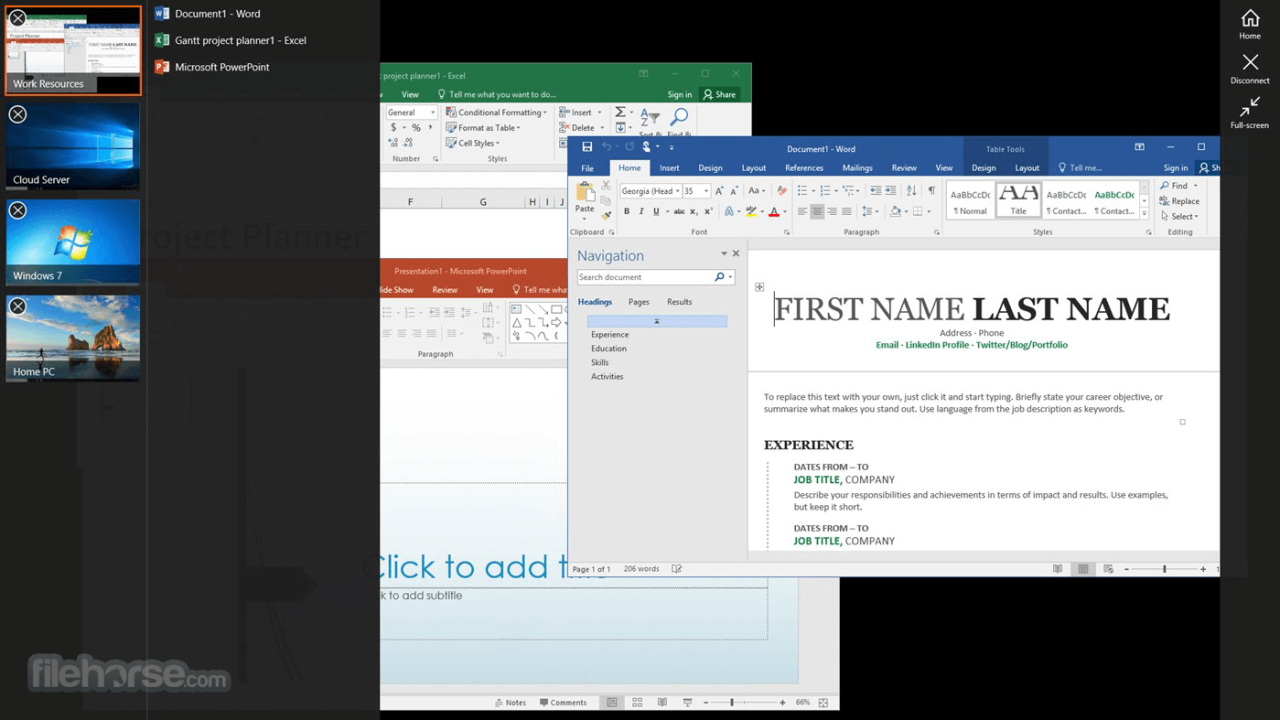 Remote desktop microsoft