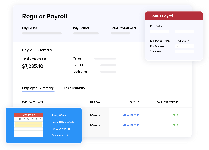 Payroll zoho