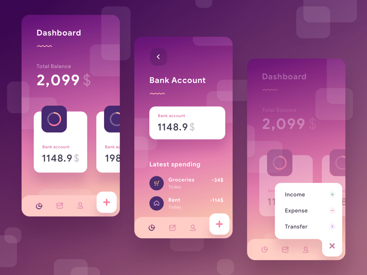 Behance wallet app