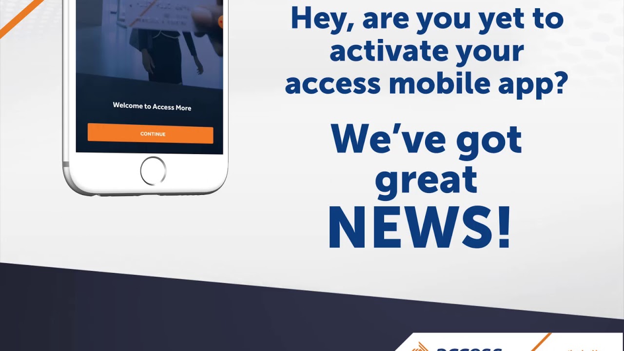 Mobile access app banking