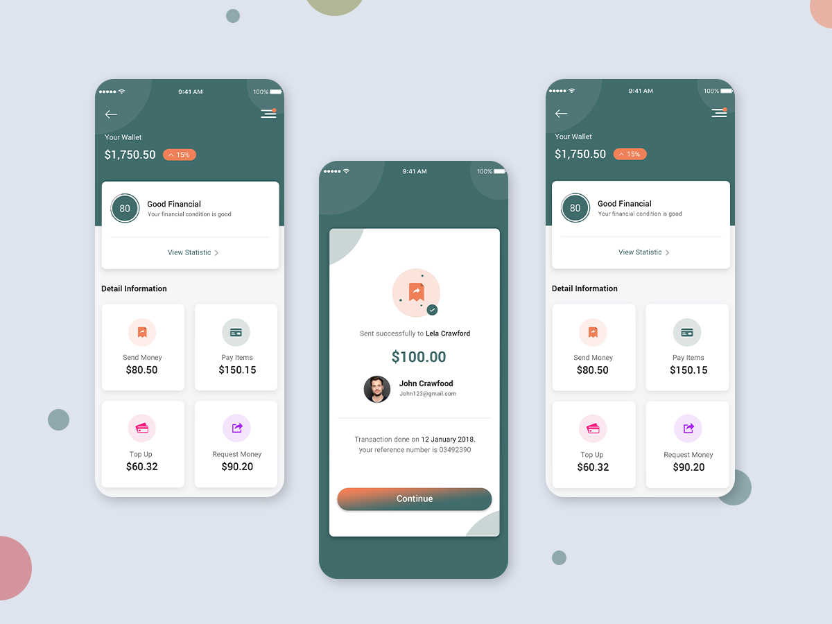 App ui screens psd ux creatisimo