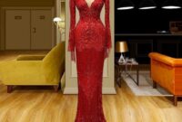 Pleated Flowers Prom Dresses Long Sleeves Evening Dresses Sequins Floor Length Off The Shoulder Customized Formal Party Dresses
