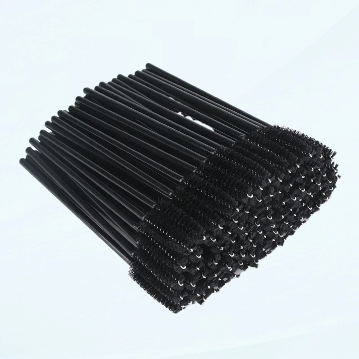 500/1000 Pcs Crystal Microbrushes Applicators Disposable Microswabs for Eyelash Extensions Micro Wands Spoolie 5 Color