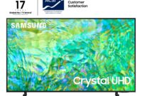 43-Inch Class Crystal UHD U8000F 4K Smart TV (2025 Model) Endless Free Content, Crystal Processor 4K, MetalStream Design, Knox Security, Works with Alexa