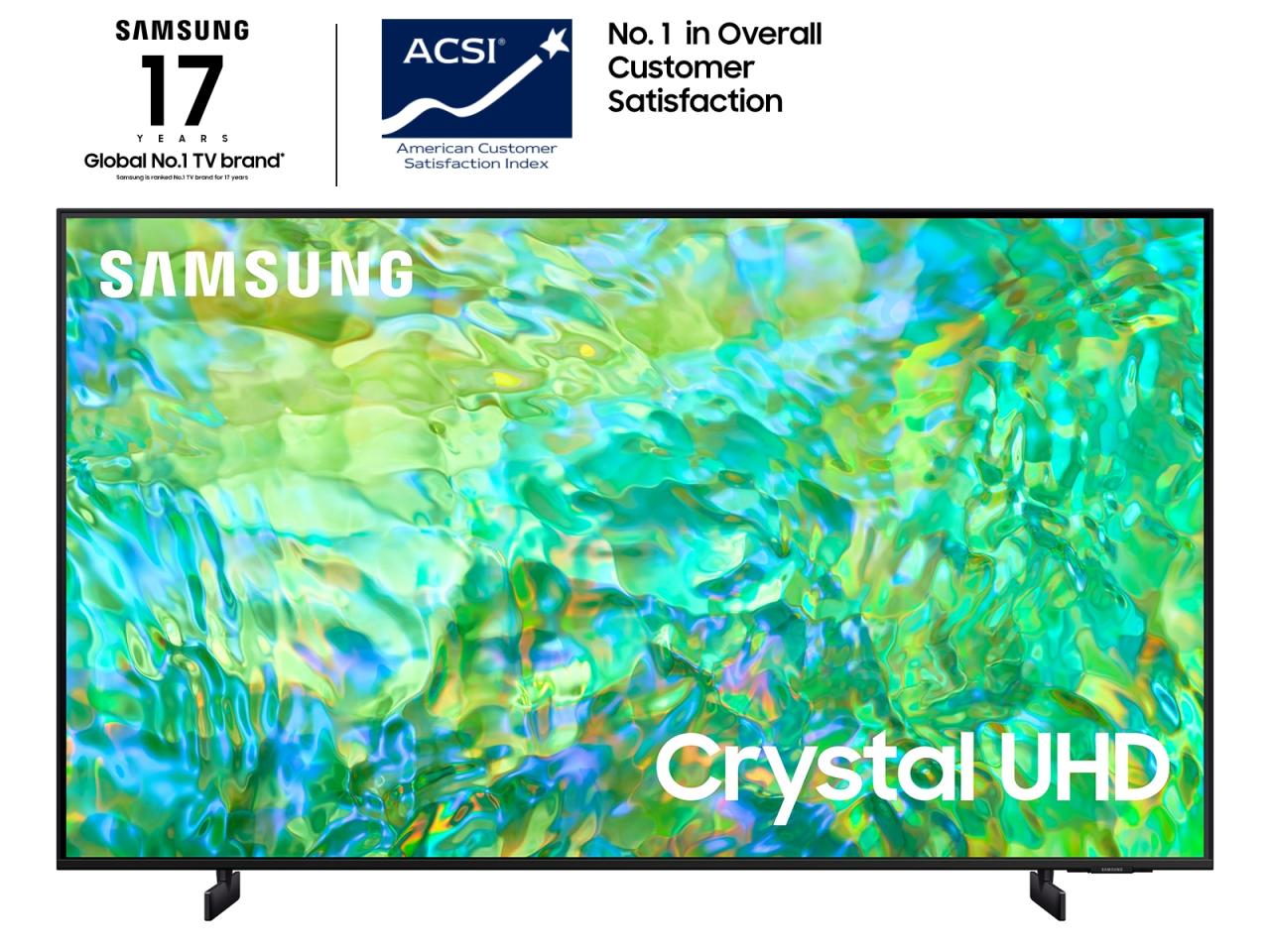 43-Inch Class Crystal UHD U8000F 4K Smart TV (2025 Model) Endless Free Content, Crystal Processor 4K, MetalStream Design, Knox Security, Works with Alexa