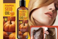 60ml Enhance Pumpkin Seed Oil Nourishing Care Dry Repair Damaged Health Hair Scalp Massage Cracked Hair Care