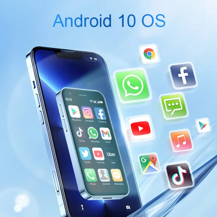 Original SOYES XS16 Mini Smartphone Phone 4G LTE 3GB+64GB 3Inch Cellphone Android10 2000mAh 5MP Dual SIM Mini Telephone Portable