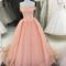 Customized Arabic Evening Dresses Elegant Red Beading Lace Appliques Ball Gowns Quinceanera Dresses Off Shoulder Party Gowns
