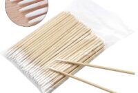 Disposable Cotton Swab Lint Free Micro Brushes Wood Cotton Buds Swabs Ear Clean Stick Eyelash Extension Glue Removing Tool