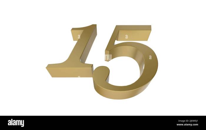 15 Number Fifteen Icon On Red Background With Shadow Stock Illustration ...