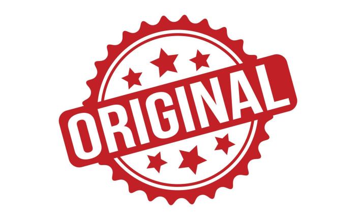 Original Rubber Stamp. Original Rubber Grunge Stamp Seal Vector ...